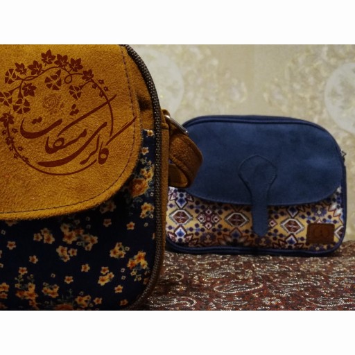 کیف دوشی گل گلی مدل ساناز (طرح 17 و 18)- غرفه مشکات در باسلام