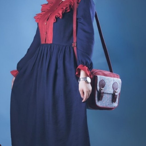 کیف دوشی گل گلی زنانه مدل دلسا (طرح 18) - مشکات در فروشگاه باسلام