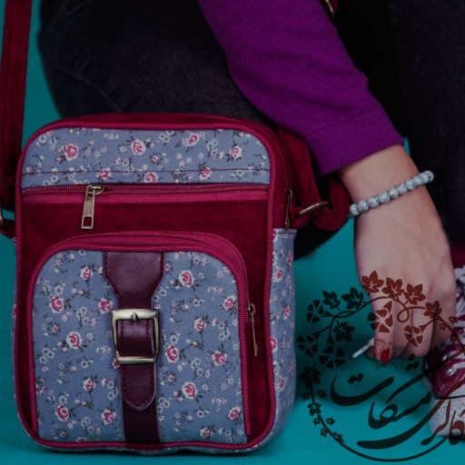 کیف دوشی زنانه گلگلی مدل نیکا (طرح 9) | گالری مشکات در باسلام