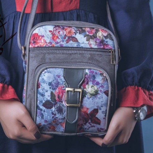 کیف دوشی زنانه گلگلی مدل نیکا (طرح 7) | گالری مشکات در باسلام