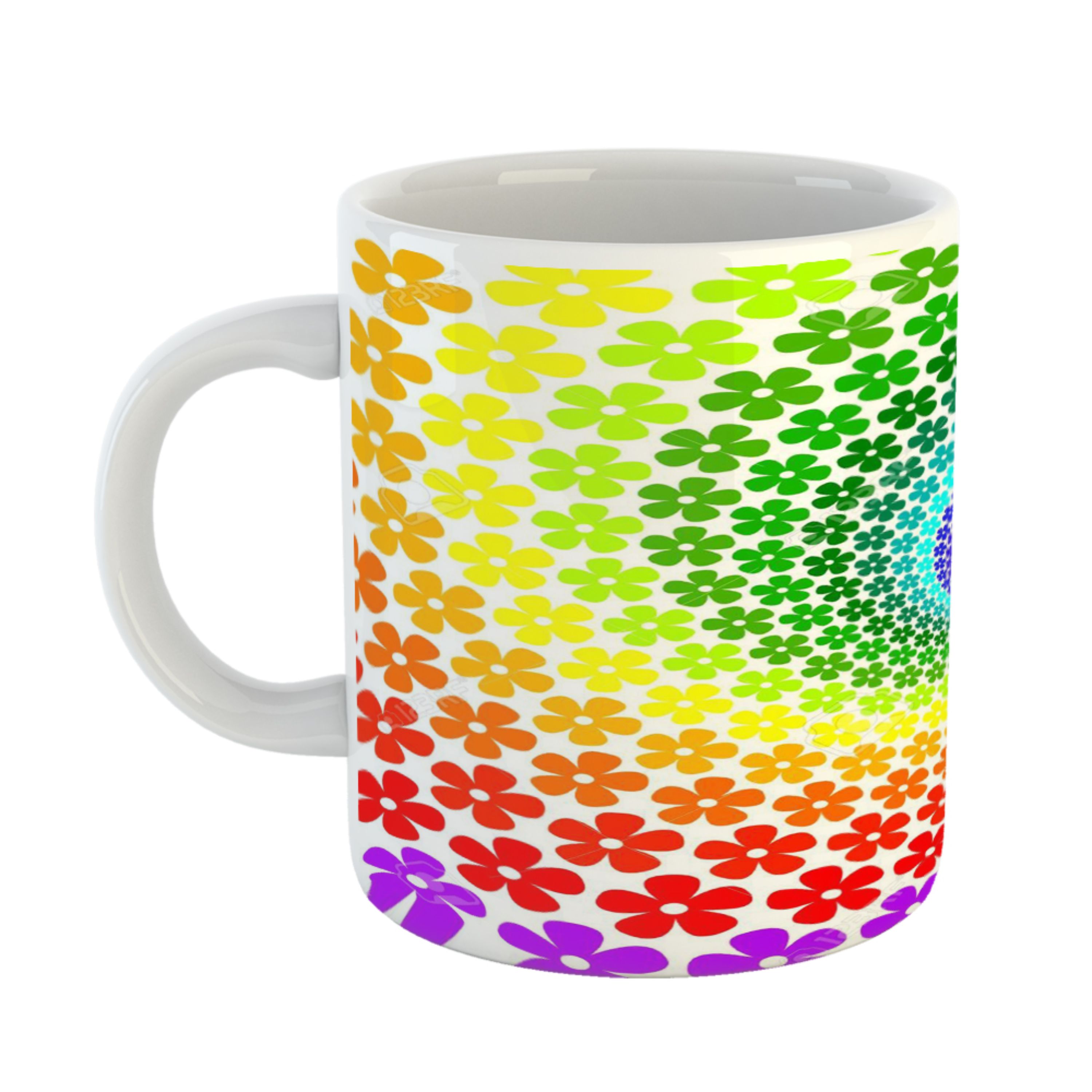 ماگ افراتوس طرح شکوفه گل کد mug111