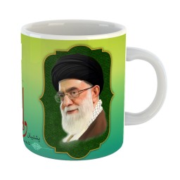 ماگ افرا توس طرح امام و رهبری2 کد mug116