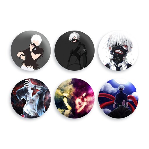 پیکسل انیمه توکیو ( Tokyo Ghoul ) کد T-715 مجموعه 6 عددی