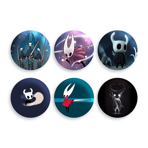 پیکسل بازی شوالیه توخالی ( Hollow Knight ) کد H-128 مجموعه 6 عددی