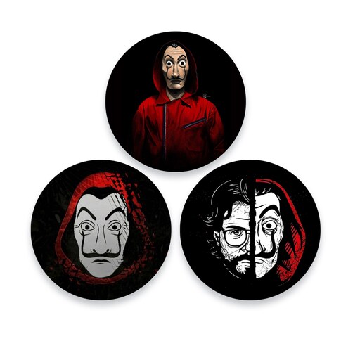 پیکسل سریال خانه کاغذی ( Money Heist ) کد M-820 مجموعه 6 عددی