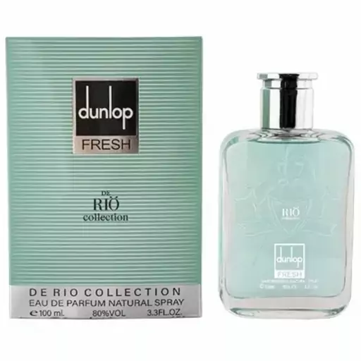 Rio Dunlop Fresh Eco ادکلن عطر مردانه ریو کالکشن اقتصادی دانلوپ فرش (سبز) 100 میلی لیتر