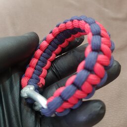 دستبند پاراکورد کوهنوردی و اسپرت قرمز و سرمه ای دورو و با دو رنگ متفاوت.مناسب ورزش و استفاده روزمره.حراج.تخفیف.کادو.خاص