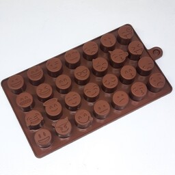 قالب شکلات جنس سلیکونی طرح استیکر و ایموجی