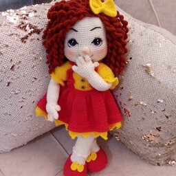 عروسک بافتنی دلبر(43سانت)