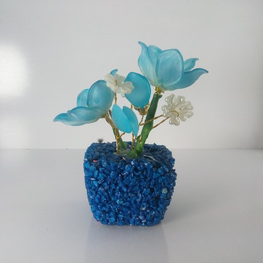 گل کریستال آبی