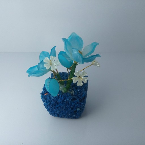 گل کریستال آبی