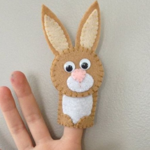 عروسک انگشتی طرح خرگوش