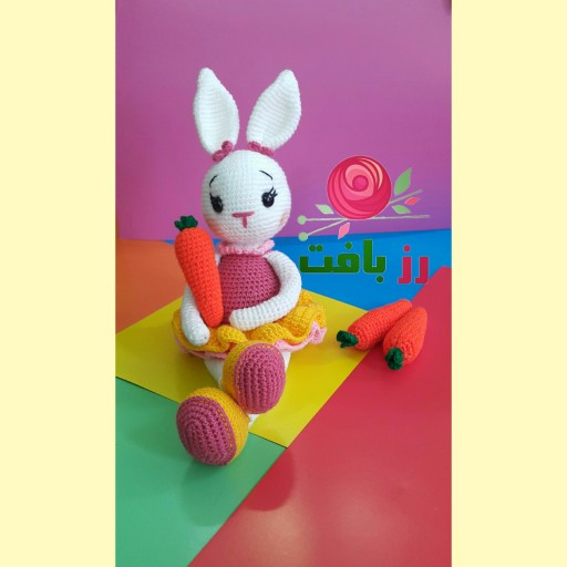 عروسک بافتنی خرگوش نازنازی