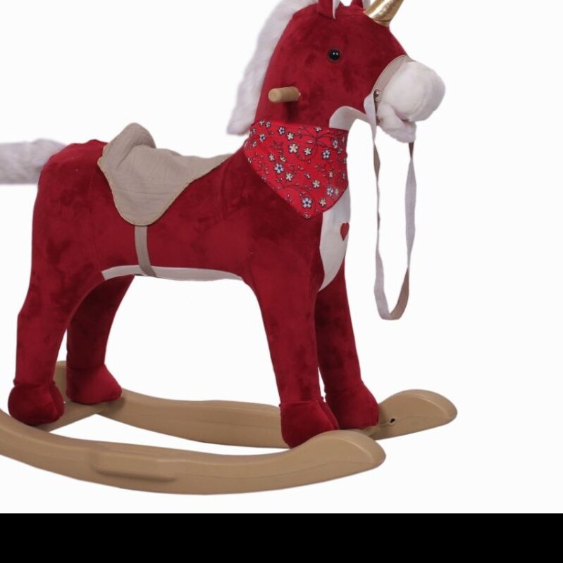 عروسک اسب گهواره دارای موسیقی و فک و دم حرکتی