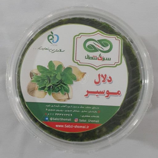 دلال موسیر ماست سبزی شمال 250 گرمی