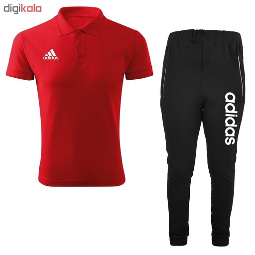 ست پولوشرت وشلوار مردانه طرح Adidas مدلz576u