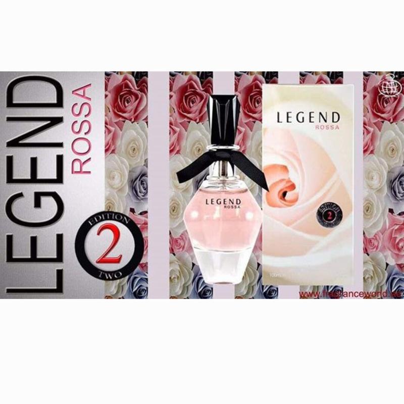 عطر ادکلن زنانه فراگرنس ورد لجند رزا (Fragrance World Legend Rosa)