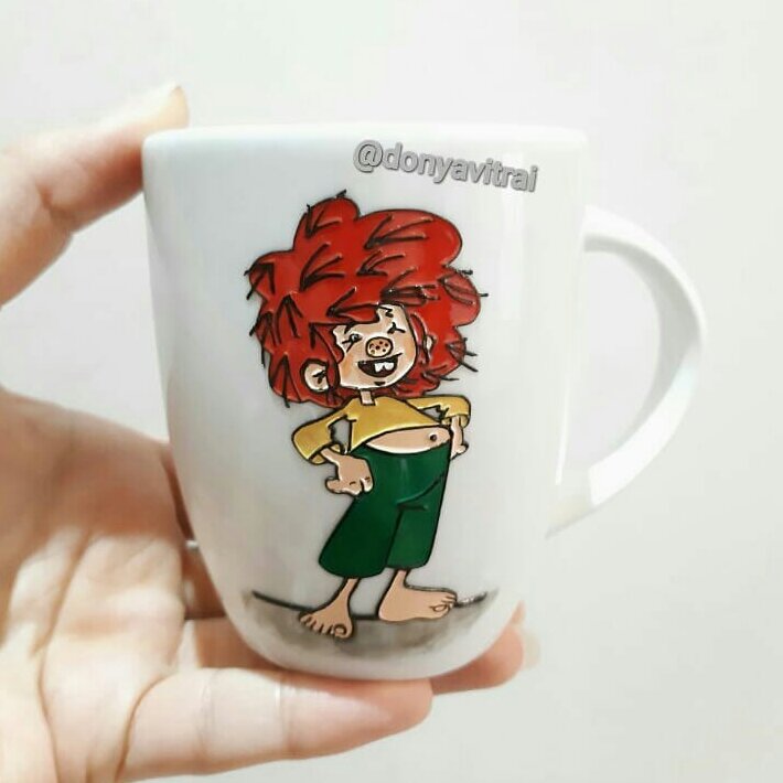 ماگ نقش برجسته وروجک، ماگ ویترای، لیوان، هدیه و سوپرایز، کادویی، فانتزی، نوستالژی