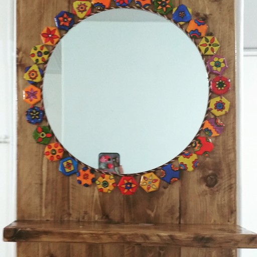 آینه  چوبی