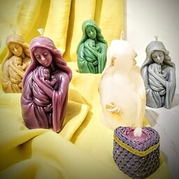 شمع مادر یا مریم مقدس در رنگبندی دلخواه شما 