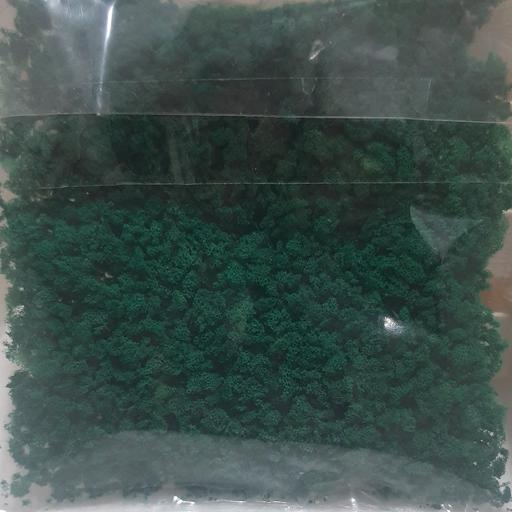پودر چمن و درخت برای ساخت ماکت رنگ سبز یشمی در پاکت هایی به اندازه طول 11سانت در عرض 11سانت 