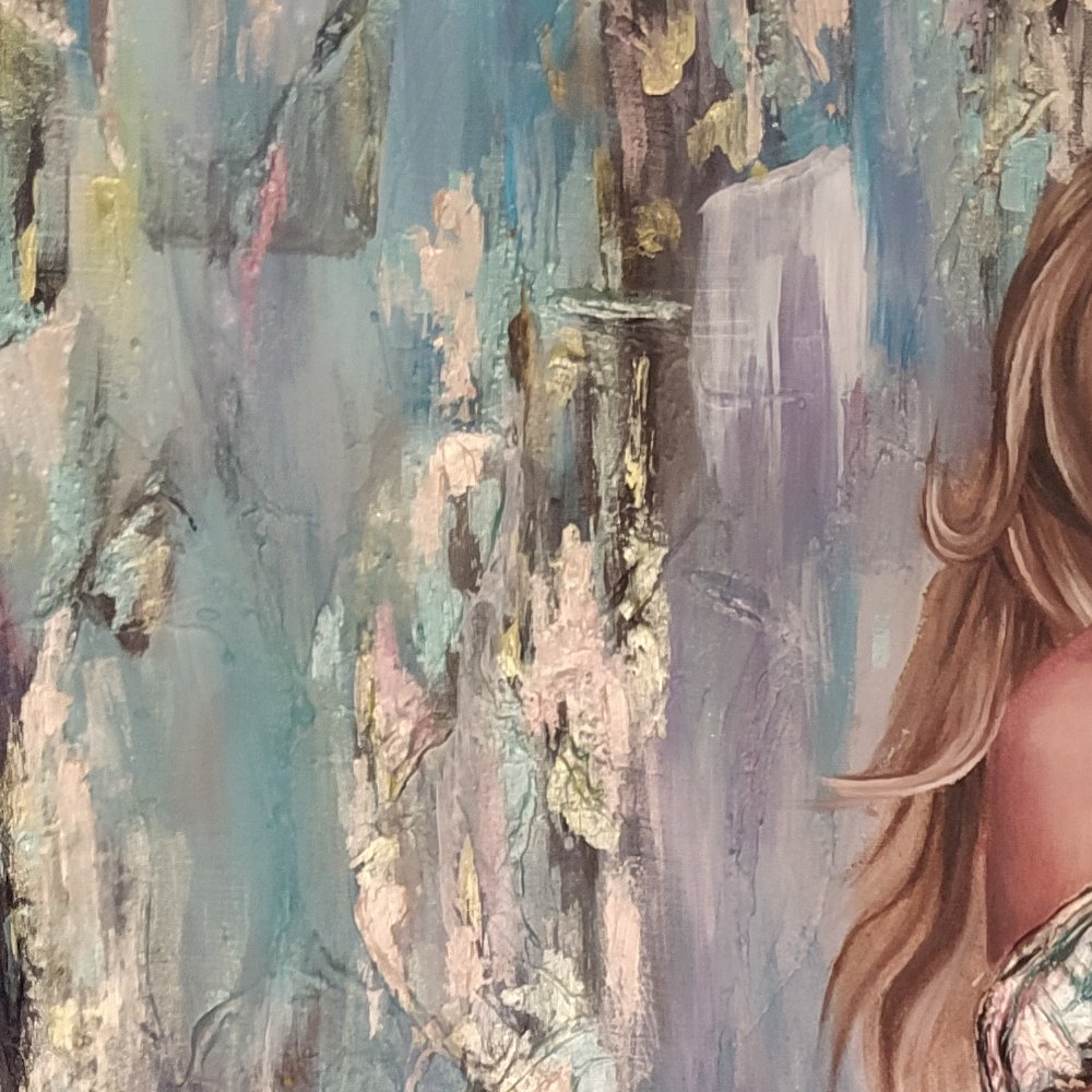 تابلو مدرن فوق متالیک برجسته ( 60×80سانتی متر )