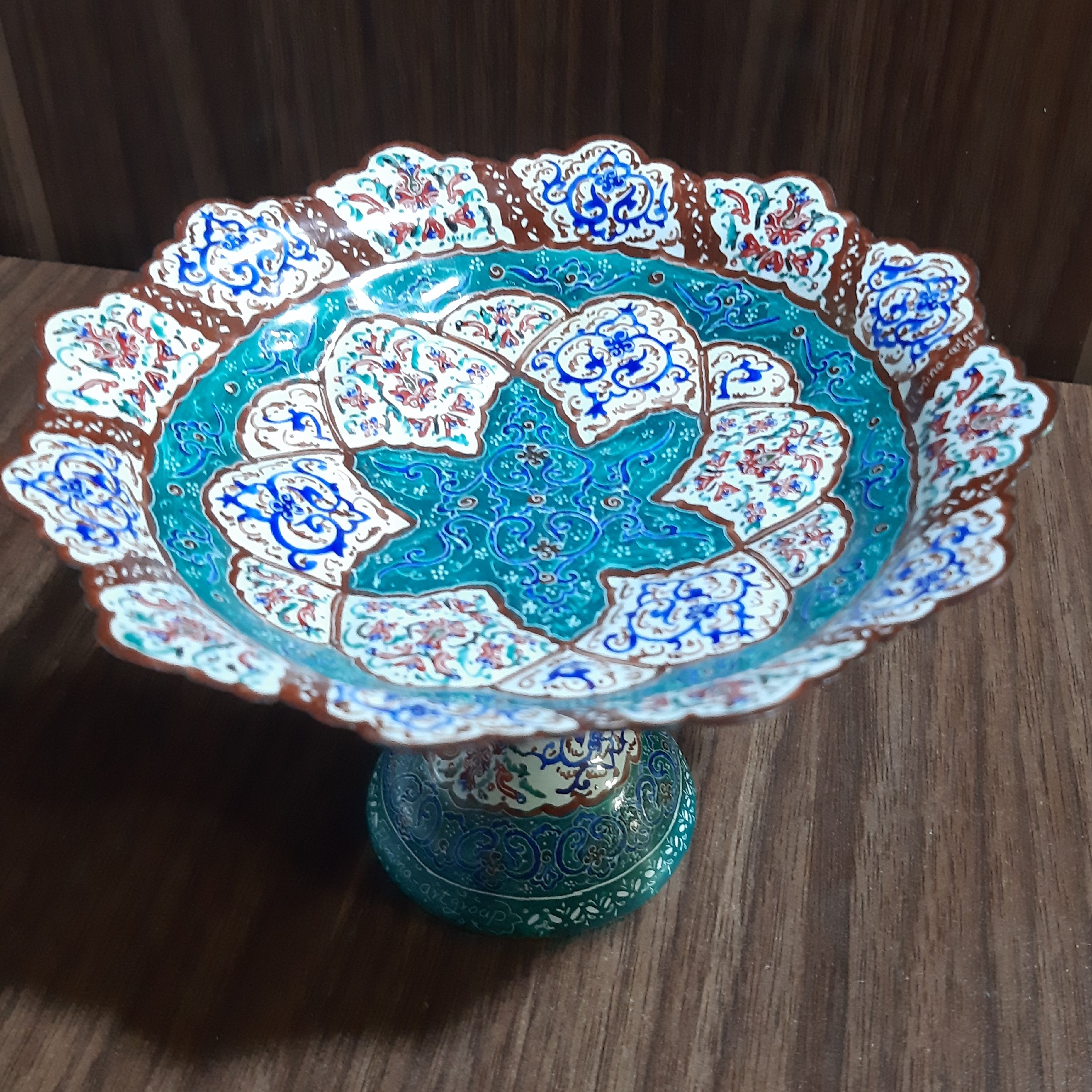 شیرینی خوری  میناکاری16سانتی