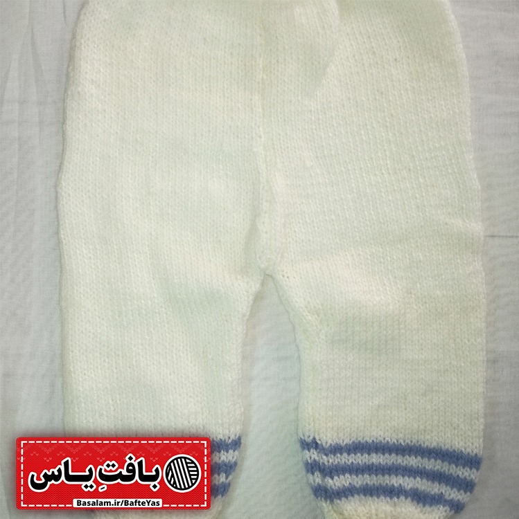 بافت ژاکت وشلوار نوزادی همراه کلاه وشال گردن  