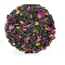 چای اسپشیال سیاه 200 گرم(چای سیاه گریدآ-تیکه های میوه- گل محمدی)