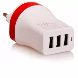 آدابتور شارژ USB سه درگاه خروجی مخصوص ساعت هوشمند 