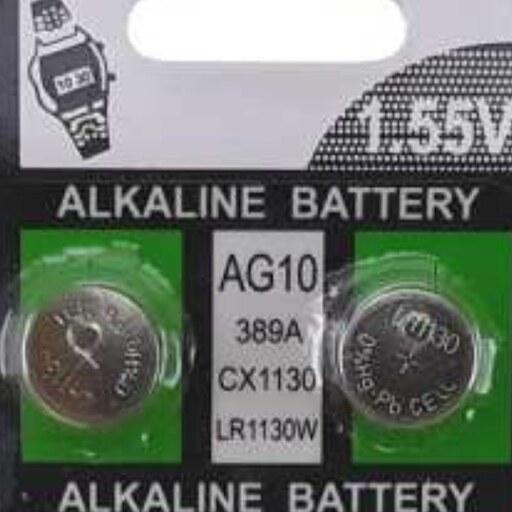 باتری ساعت آلکالاین AG10 بسته 2 عدد 2025