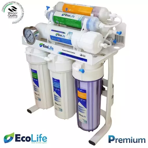 دستگاه تصفیه آب تمام تایوان اکولایف مدل پریمیم هفت مرحله ecolife premium