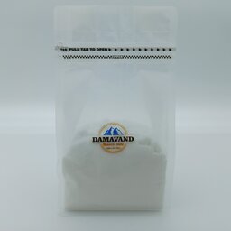 نمک دلنمک جهرم دانه بندی پودری بسته بندی 500 گرمی مناسب پر کاری تیروئد و پیشگیری و مصارف روزانه