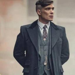 پالتو مردانه بلند مدل توماس شلبی