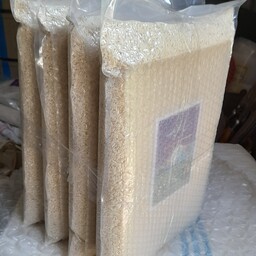 برنج هاشمی سالم استاندارد ارسال رایگان تولید امسال 16کیلویی در 4 بسته وکیوم شده