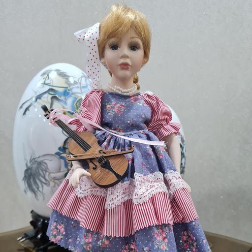 عروسک سرامیکی گیتارزن قد 42 سانت