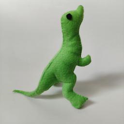 عروسک نمدی طرح دایناسور سه بعدی تیلو