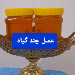 عسل چندگیاه صددرصد ارگانیک طبیعی تضمینی  خام خام زنده با برگه آزمایش بدون حتی یک گرم شکر با عطر طعم عالی برا دیابتی ها