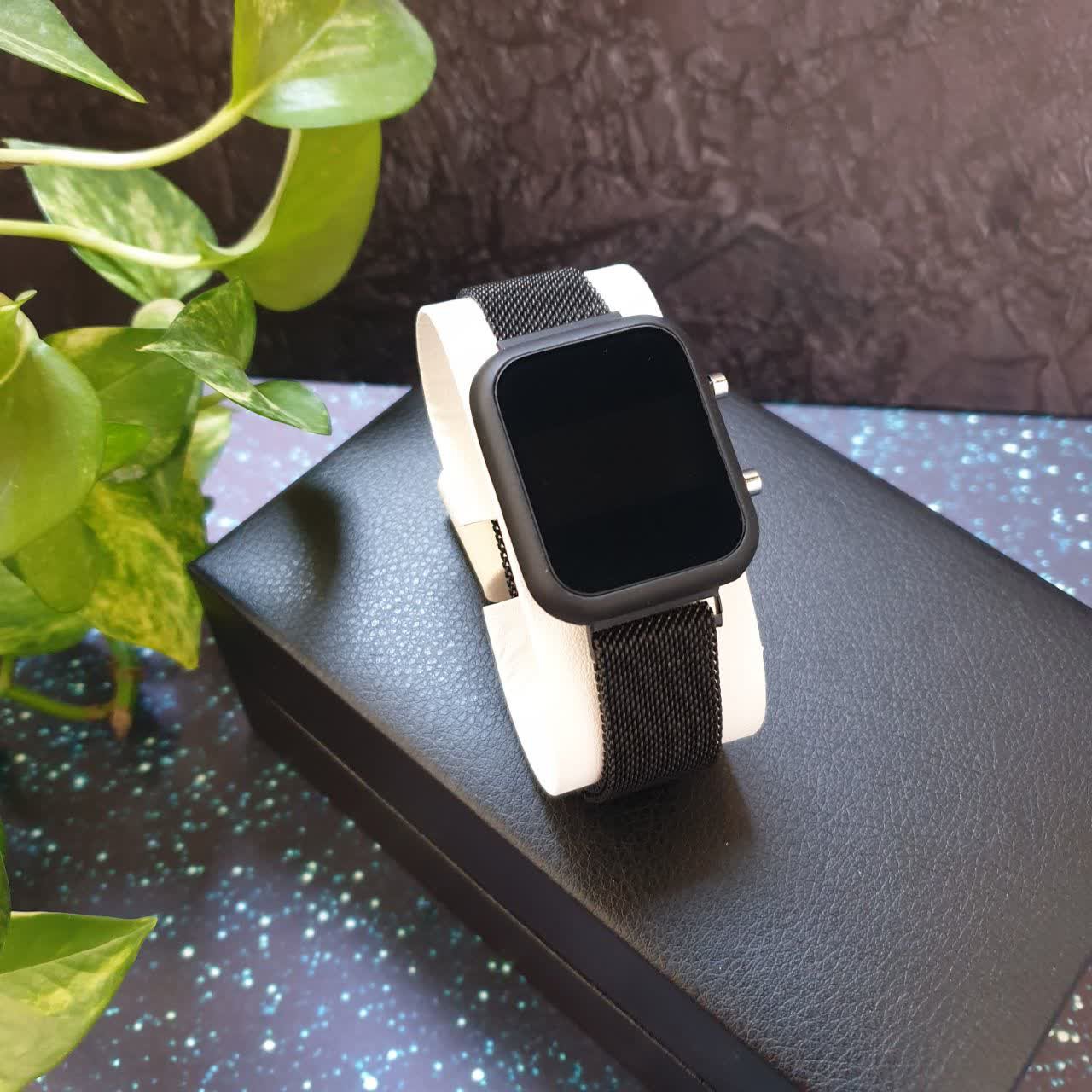 ساعت ال ای دی  مشکی