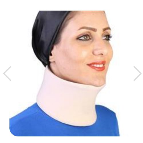 گردنبند طبی چانه دار (کوتاه و بلند) مدل طب و صنعت کد 50600 در سایزهای مختلف