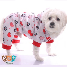 لباس سگ و گربه مدل سرهمی زمستانه گرم دارای سایز اسمال مدیم لارج