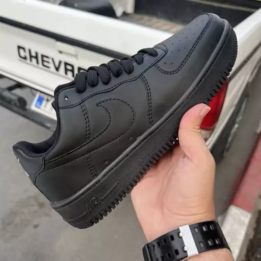 کتونی نایک ایرفورس Nike Air Force مشکی تماس ساق کوتاه اسپرت مردانه و زنانه 