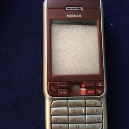 قاب نوکیا Nokia  3230 (نقره ای قهوه ای) بدون شاسی