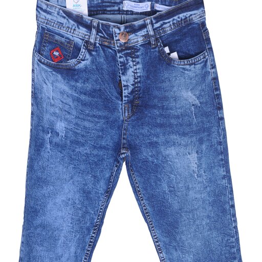 شلوار جین آبی مردانه (فول کش -جذب) سایز 33
