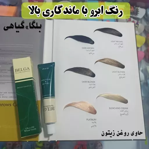 رنگ ابرو بلگا واریاسیون