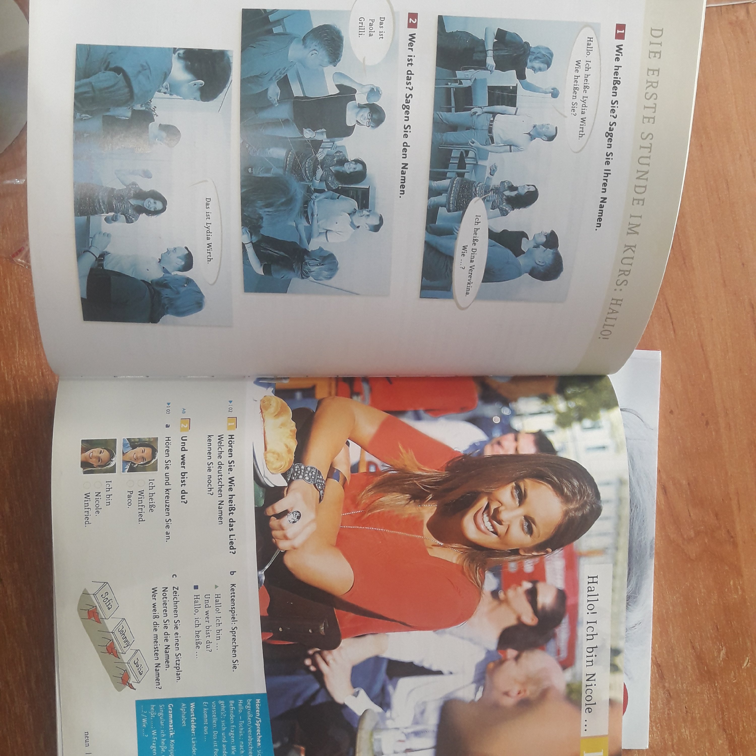 کتاب زبان آلمانی منشن Menschen A1.1 به همراه کتاب کار و cd