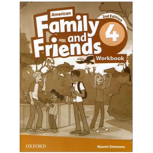 کتاب زبان فمیلی فرندز American Family and Friends 4 همراه با کتاب کار