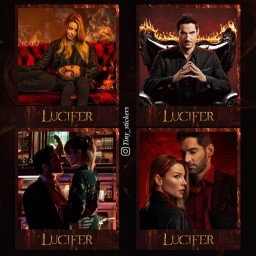 پک پولاروید و فتوکارت لمینت شده از سریال لوسیفر