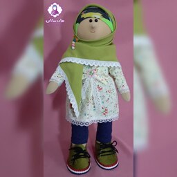 عروسک باحجاب فاطمه خانم - کد 148 - سبز 