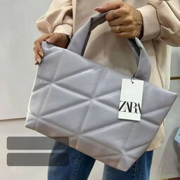 کیف مدل ZARA سایز بزرگ دسته ثابت و دارا بودن بند بلند قابل تنظیم 